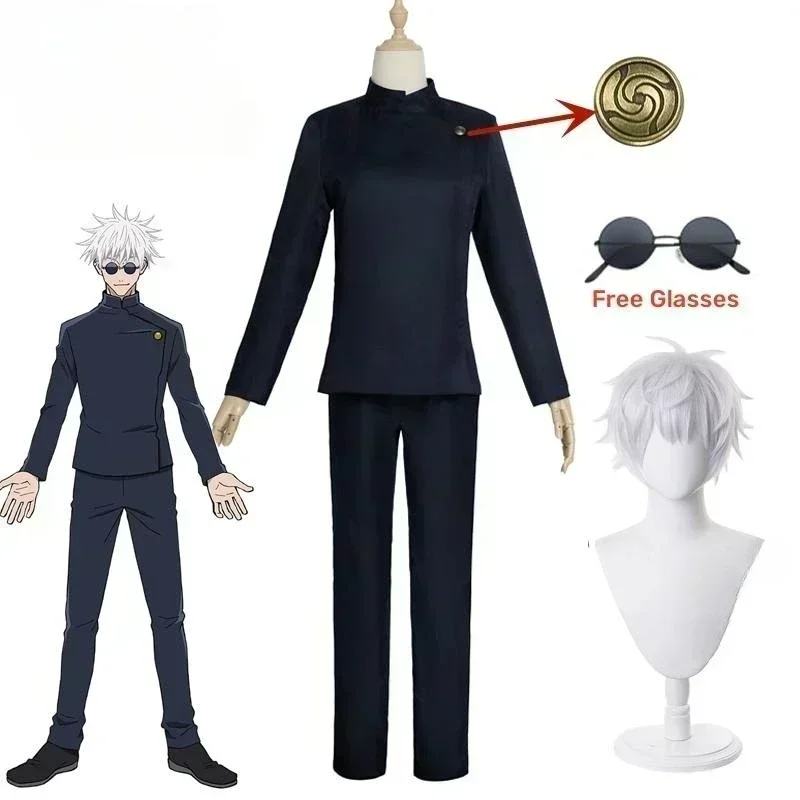 Jujutsu Kaisen Uniform - Uniforme de Cosplay Anime Gojo Satoru,
