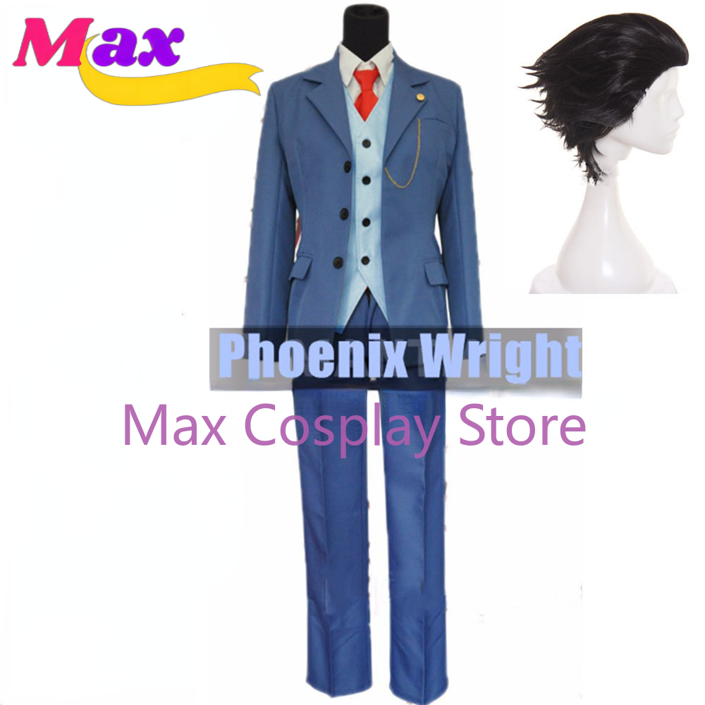 Anime Cosplay Nz - Costumes de Cosplay Max Phoenix Wright,