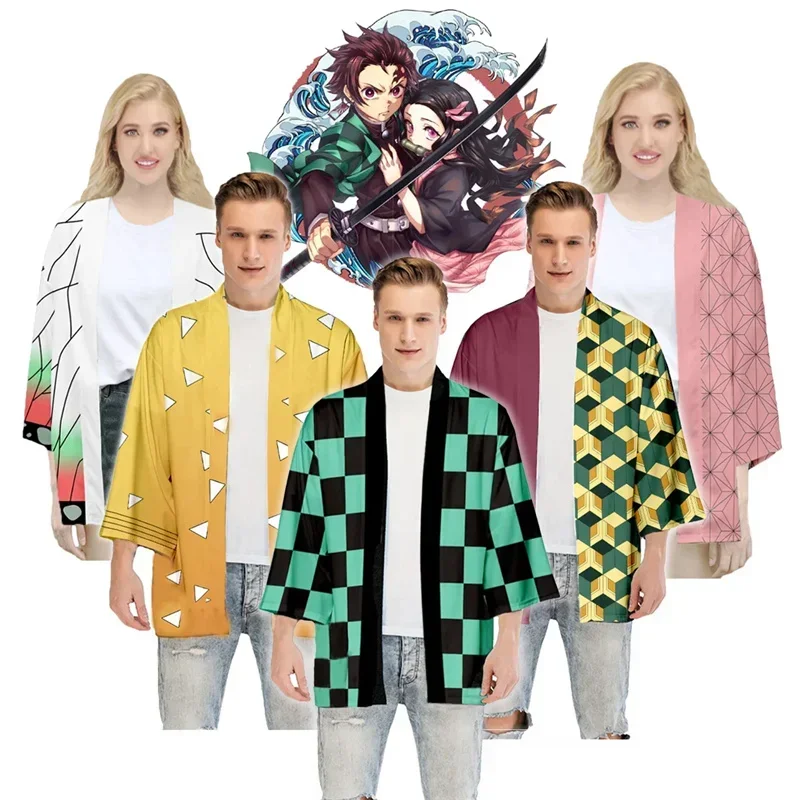 Anime Cosplay Genre - Kimetsu No Yaiba Nezuko Tanjirou Kimono