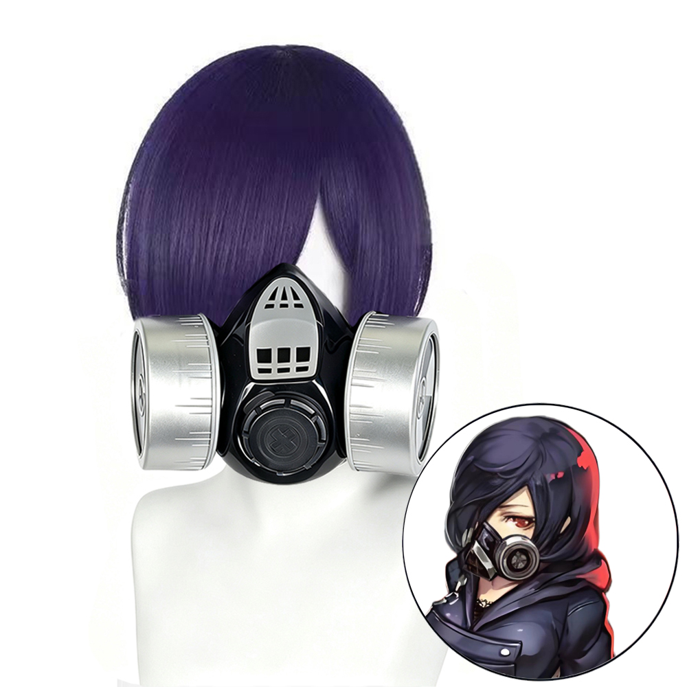 Tokyo Ghoul Mask - Perruque et masque de cosplay Anime