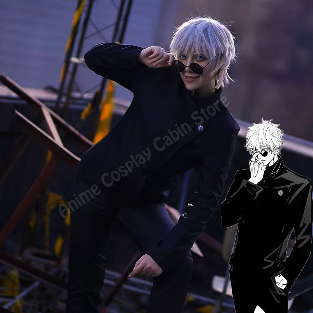 Costume de cosplay Satoru Gojo - Jujutsu Kaisen Uniform avis et prix