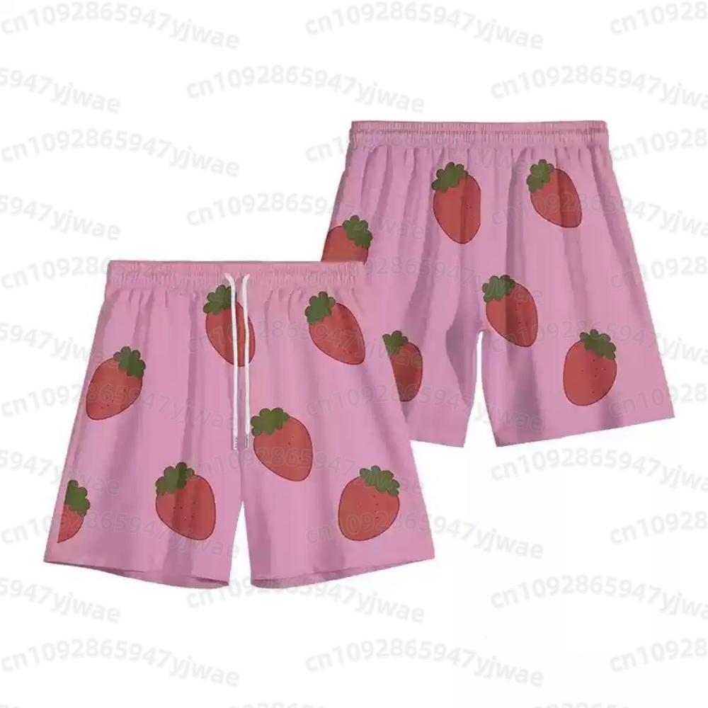 Short rose à motif fraise pour - Anime Cosplay Party avis et prix