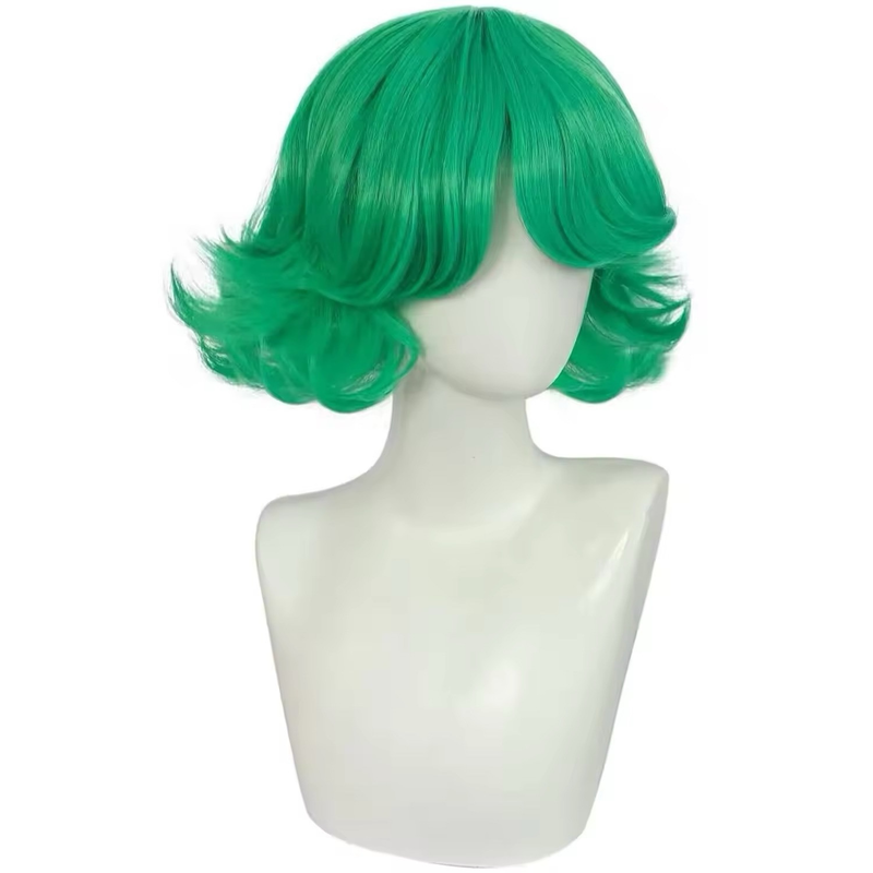 Perruque de cosplay Tatsumaki  - Anime Cosplay One Punch Man avis et prix