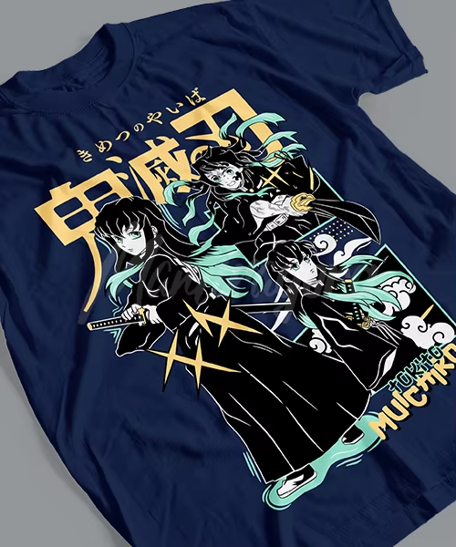 T-shirt graphique Demon Slayer - Anime Cosplay Real avis et prix