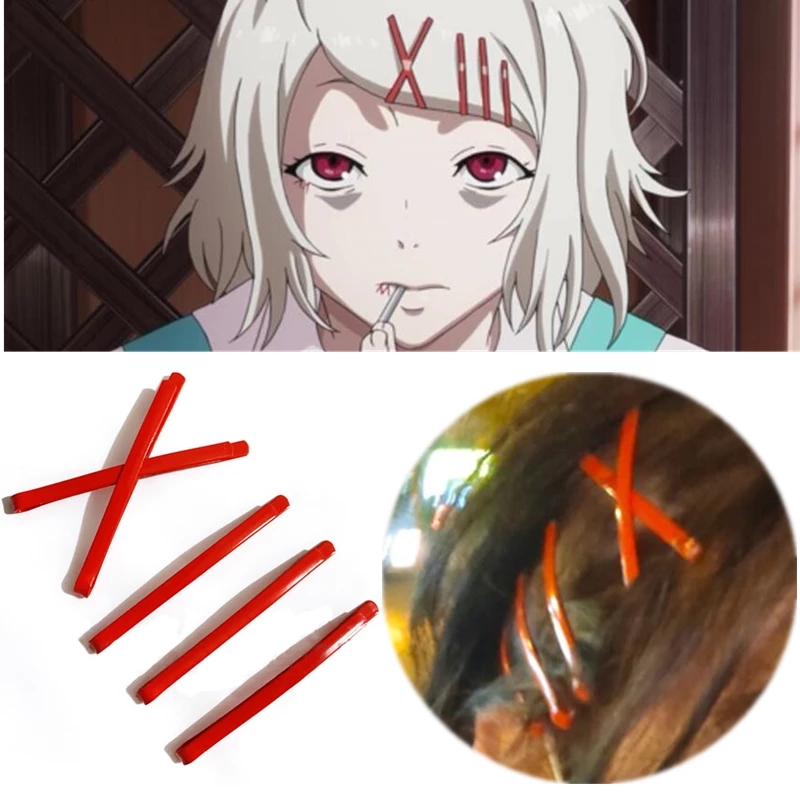 TakGhoul-Épingle à cheveux rou - Anime Cosplay Tokyo Ghoul avis et prix