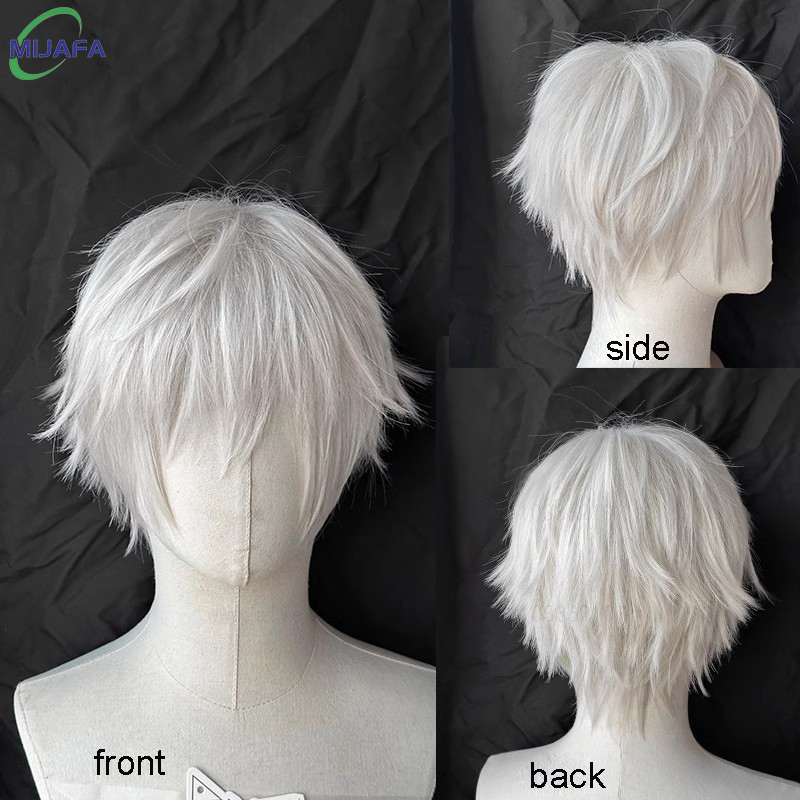 Perruque de Cosplay Kaneki Ken - Tokyo Ghoul Mask avis et prix