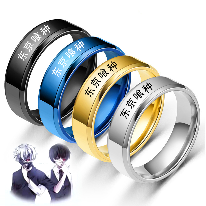 Bagues en acier inoxydable 316 - Anime Cosplay Tokyo Ghoul avis et prix